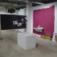installation view of the library